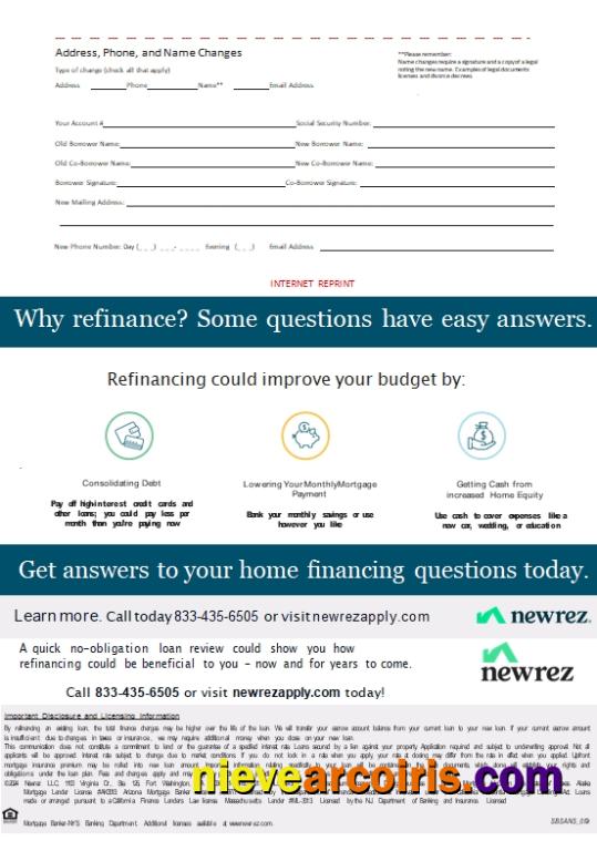 USA Texas Newrez mortgage statement, 3 pages 3